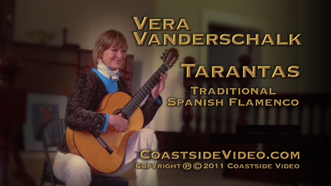 Video: Vera Vanderschalk - Spanish Flamenco guitar - Tarantas